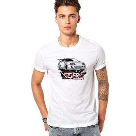 Qivi Supra Jza80 Baskılı Beyaz Erkek Örme T-shirt