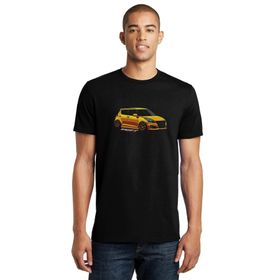 Qivi Suzuki Swift Baskılı Beyaz Erkek Örme T-shirt