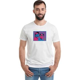 Qivi The Black Keys The Black Keys Baskılı Beyaz Erkek Örme T-shirt