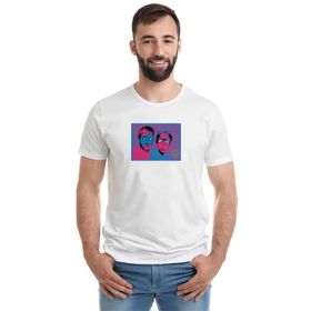 Qivi The Black Keys The Black Keys Baskılı Beyaz Erkek Örme T-shirt
