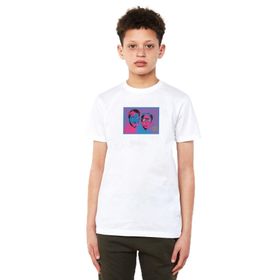 Qivi The Black Keys The Black Keys Baskılı Unisex Çocuk Beyaz T-shirt