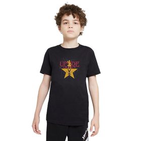 Qivi The Upside Down Baskılı Unisex Çocuk Siyah T-shirt