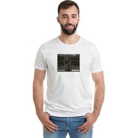 Qivi The Walking Dead Collection Baskılı Beyaz Erkek Örme T-shirt