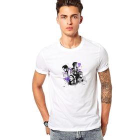 Qivi This Is Beauul Imagine Dragons Cantores Baskılı Beyaz Erkek Örme T-shirt