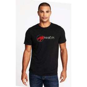 Qivi Thundercats Font Baskılı Siyah Erkek Örme T-shirt