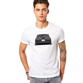 Qivi Toyota Supra A80 Baskılı Beyaz Erkek Örme T-shirt