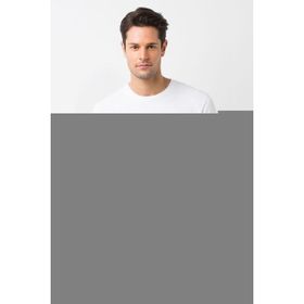 Qivi Türk Boyları Eymür Baskılı Beyaz Erkek Örme T-shirt