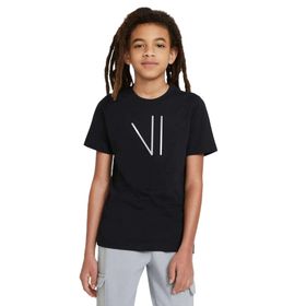 Qivi Türk Boyları Oguz Boylari Karkin Tamga Baskılı Unisex Çocuk Siyah T-shirt