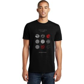 Qivi Twenty One Pilots Blurryface Baskılı Siyah Erkek Örme T-shirt