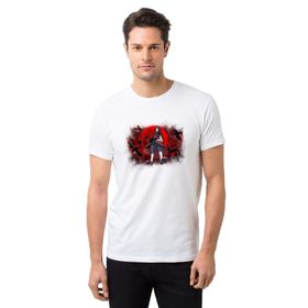 Qivi Uchiha Itachi By Bodskih Fullview Baskılı Beyaz Erkek Örme T-shirt