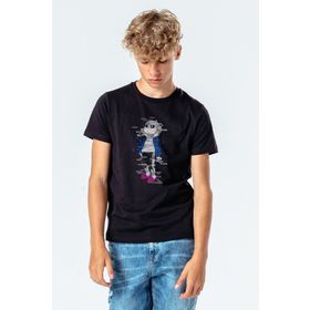 Qivi Undertale Lazer Baskılı Unisex Çocuk Siyah Sweatshirt