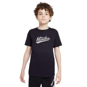 Qivi Uyumlu Shawn Mendes Logo Baskılı Unisex Çocuk Siyah T-shirt