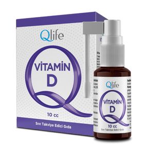 Qlife Vitamin D3 1000 IU 10 cc Sprey
