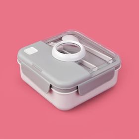 Qlux Boutique Gri 1.25 lt Beslenme Kabı
