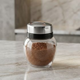 Qlux Elegant 210 ml Cam Baharatlık ve Pudra Şekerilik