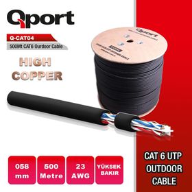 Qport Q-CAT6 23AWG Network Kablosu