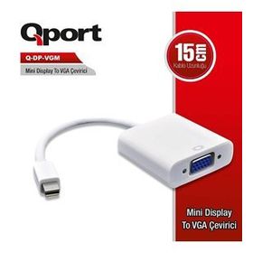 Qport Q-DP-VGM Display Portundan Vga Çevirici