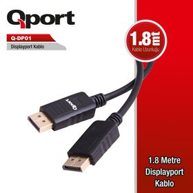 Qport Q DP01 Ver 1.2 Display 1.8 m Kablo