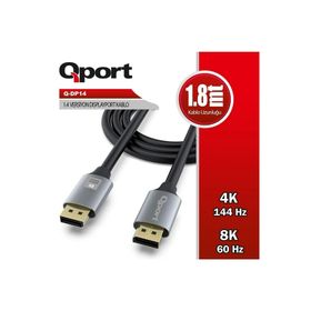 Qport Q-DP14 1.8 mt Diplayport Kablo