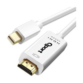 Qport Q-DPM 1.8 mt Mini Displayport to Çevirici HDMI Kablo