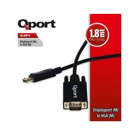 Qport Q DPV 1.8 m Dp-vga m Görüntü Kablo