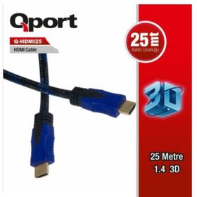 Qport Q hdmi 25 25 m Ver 1.4 Altin Uçlu 3d Kablo