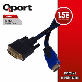 Qport Q-HDV Dvı 24+1 To HDMI Çevirici