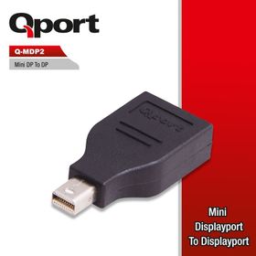 Qport Q-MDP2 Mini Display Port Erkek Display Port Dişi Çevirici Çoklayıcı Dağıtıcı