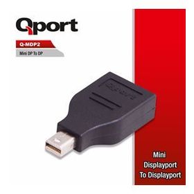 Qport Q-MDP2 Mini Display Port Erkek Display Port Dişi Çevirici Çoklayıcı Dağıtıcı
