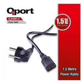 Qport Q Pow 1.5 1.5 m Power Kablo
