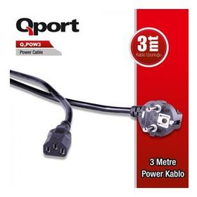 Qport Q Pow 3 3 m Power Kablo