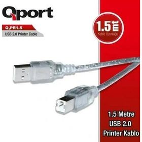 Qport Q-PR1.5 1.5 M USB 2.0 Yazıcı Kablosu