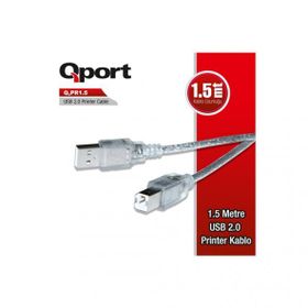 Qport Q-PR15 1.5 mt USB 2.0 Printer Kablosu