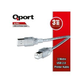 Qport Q-PR3 USB 2.0 3 mt Yazıcı Kablosu