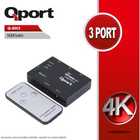 Qport Q-SH3 3 Port HDMI Switch