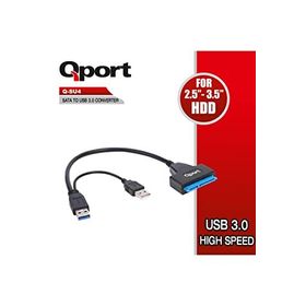 Qport Q-su4 16 cm Usb-2.5 3.5 Sata Disk Dönüştürücü