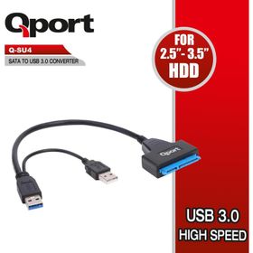 Qport Q-su4 16 cm Usb-2.5 3.5 Sata Disk Dönüştürücü