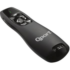 Qport Q-SUN400 Siyah Kırmızı 2.4 GHz Lazerli Sunum Kumandası