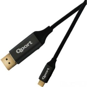 Qport Q-THD Type-C to Display Port 2 mt Çevirici