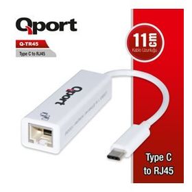Qport Q-TR45 TYPE-C TO RJ45 Ethernet Çevirici