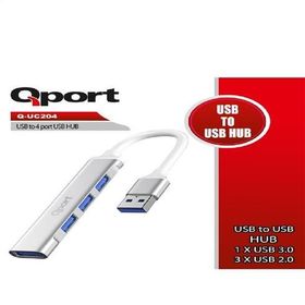 Qport Q-UC201 4 Port USB 2.0 Çoklayıcı
