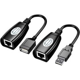 Qport Q-UX2 60 m Cat5/Cat6 USB 2 Adet Extender Dönüştürücü