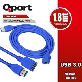 Qport Q-UZ3018 1.8 m USB 3.0 Uzatma Kablosu