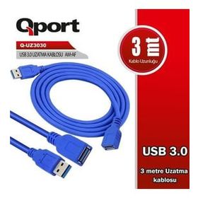 Qport Q-UZ3050 5 m 3.0 USB Uzatma Kablosu