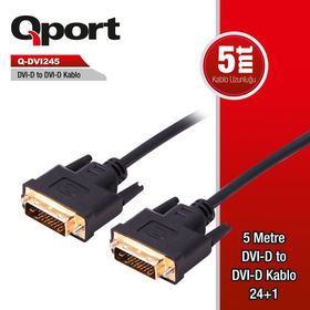 Qport Q-VDV 1.8 mt DVI to VGA Çevirici