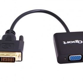 Qport Q-VDV2 DVI 24+1 to VGA Aktif Dönüştürücü
