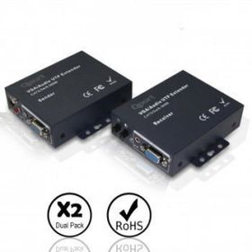 Qport Q-VEX200 200 mt VGA Extender 2'li Bağlantı Kablosu