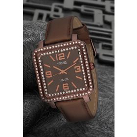 Q&Q 3A2219 Kadın Kol Saati taşlı kasa 33mm