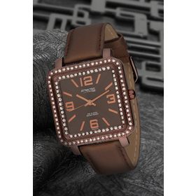 Q&Q 3A2219 Kadın Kol Saati taşlı kasa 33mm