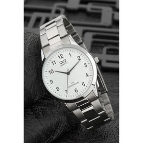 Q&Q 3G854 Unisex Kol Saati metal gümüş